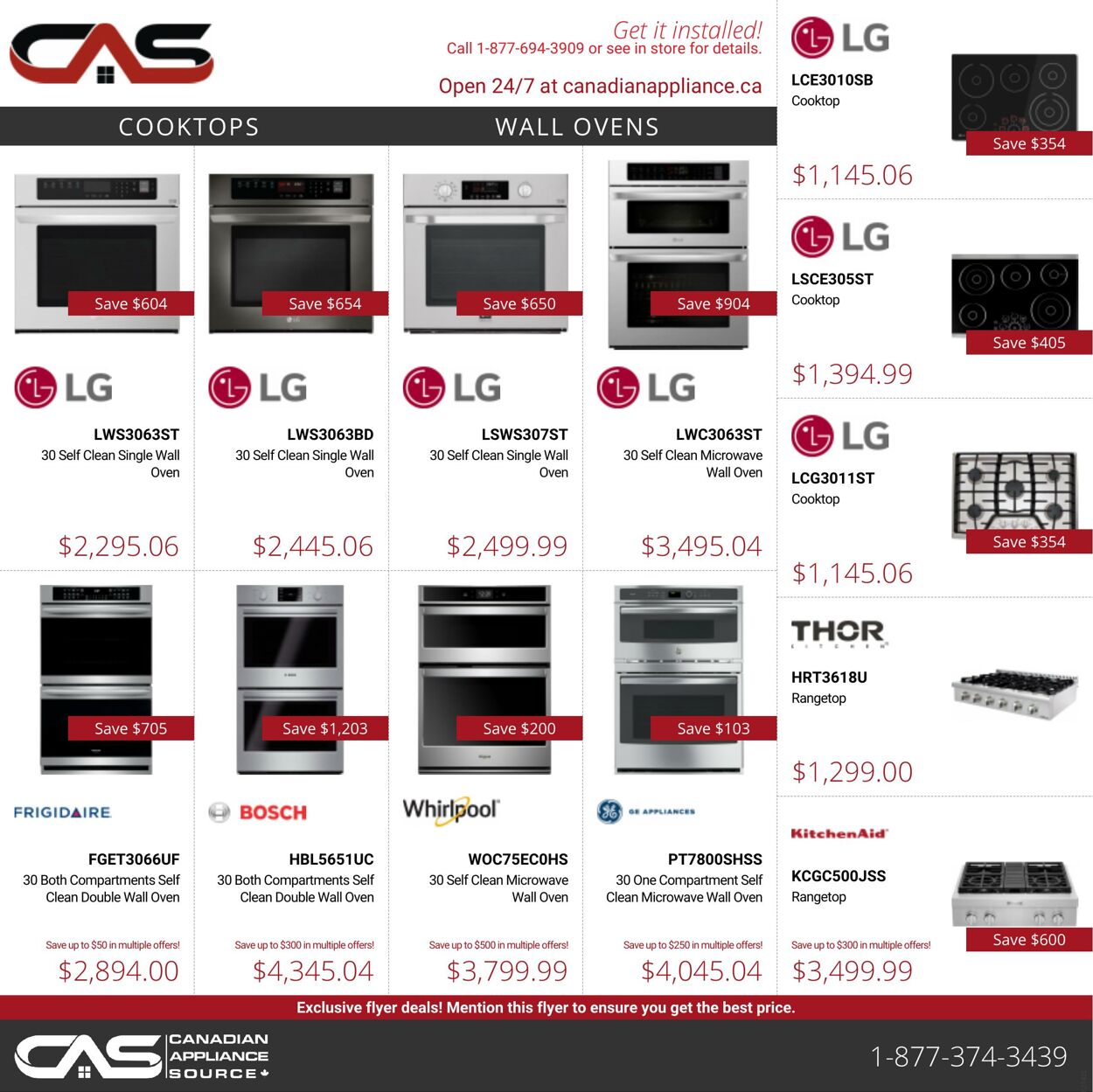 Flyer Canadian Appliance Source 21.10.2021 - 27.10.2021