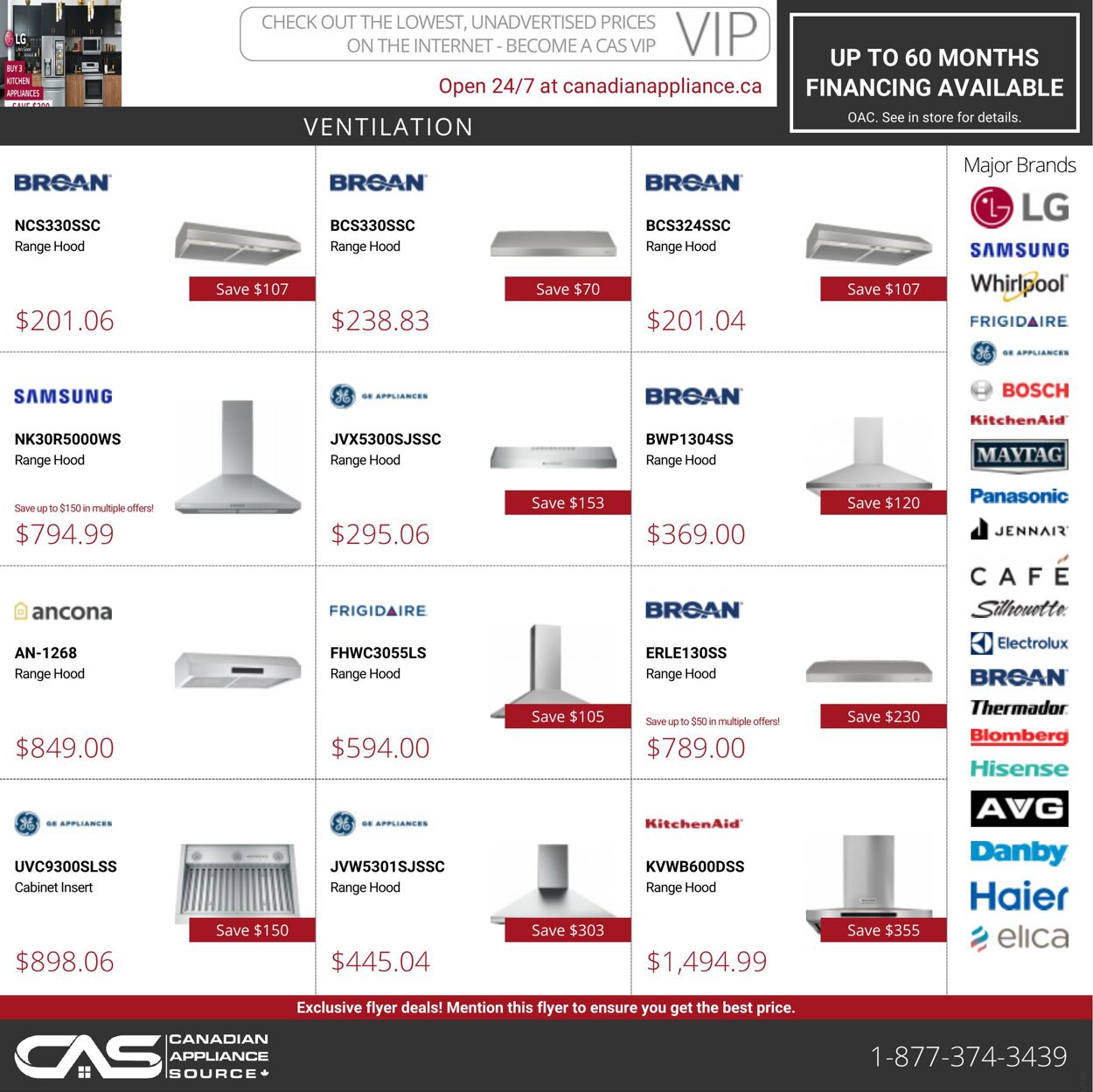 Flyer Canadian Appliance Source 16.12.2021 - 22.12.2021