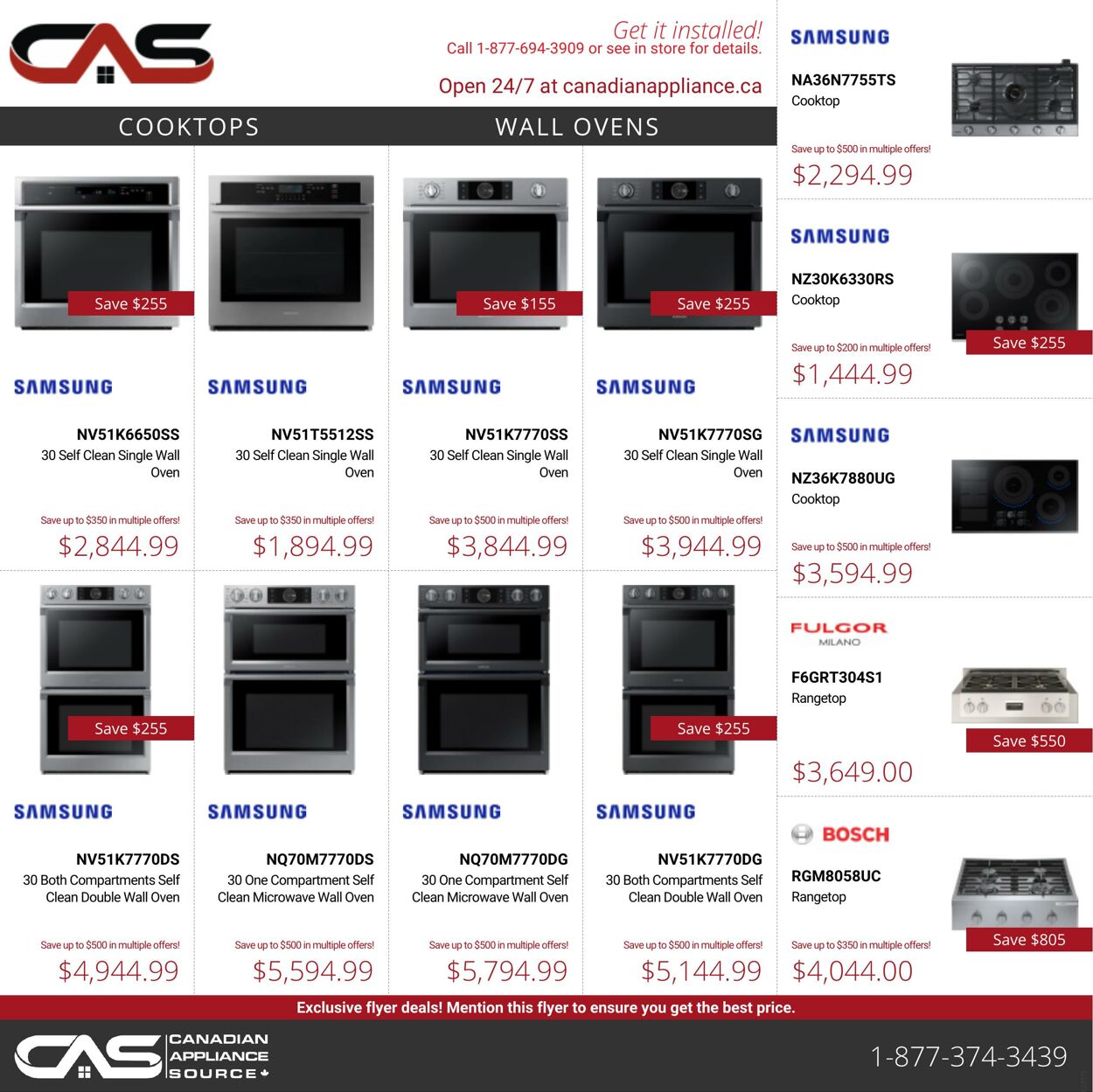 Flyer Canadian Appliance Source 04.08.2022 - 10.08.2022