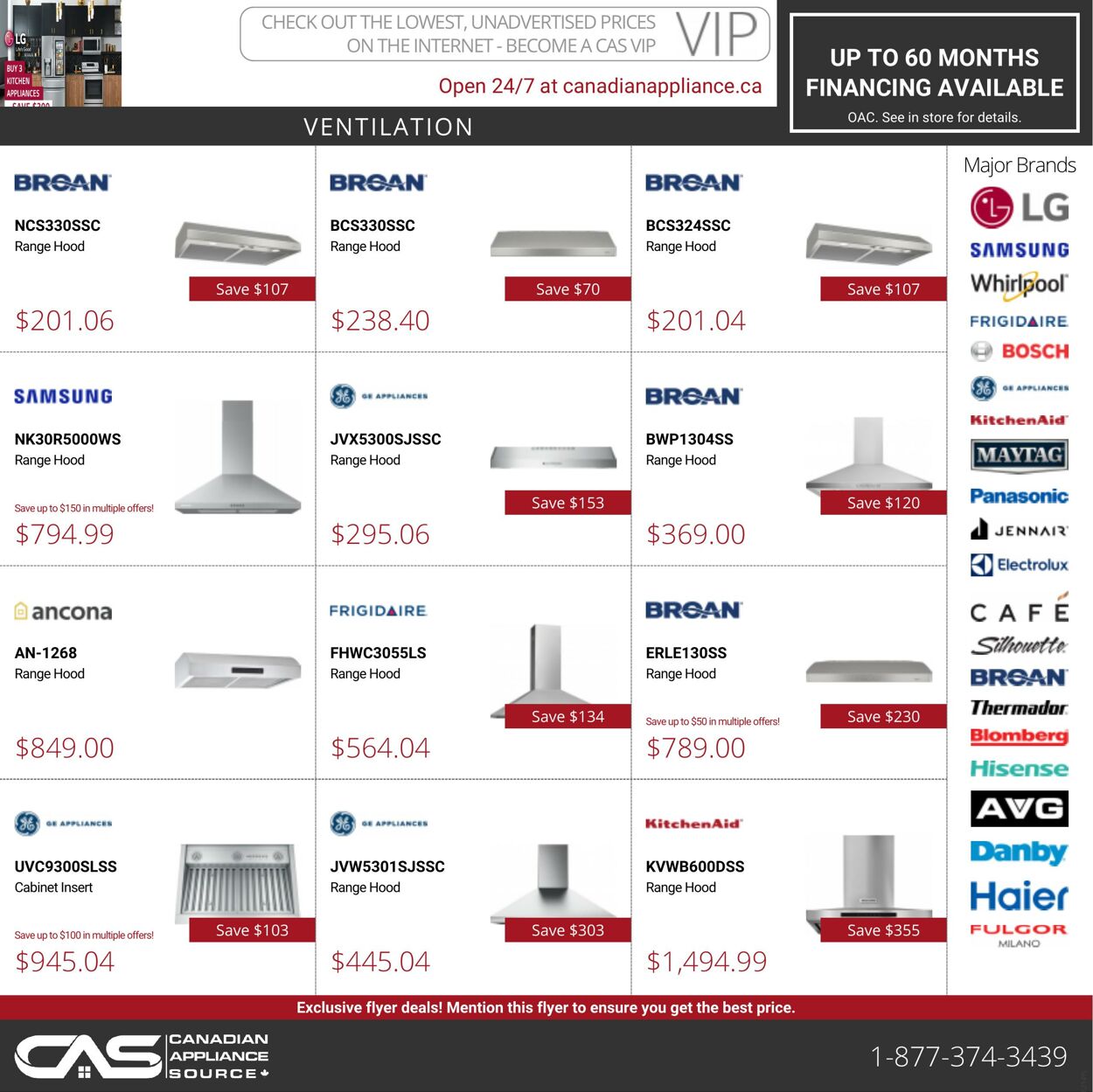 Flyer Canadian Appliance Source 09.12.2021 - 15.12.2021