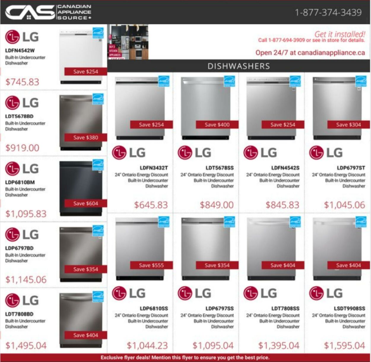 Flyer Canadian Appliance Source 18.11.2021 - 24.11.2021
