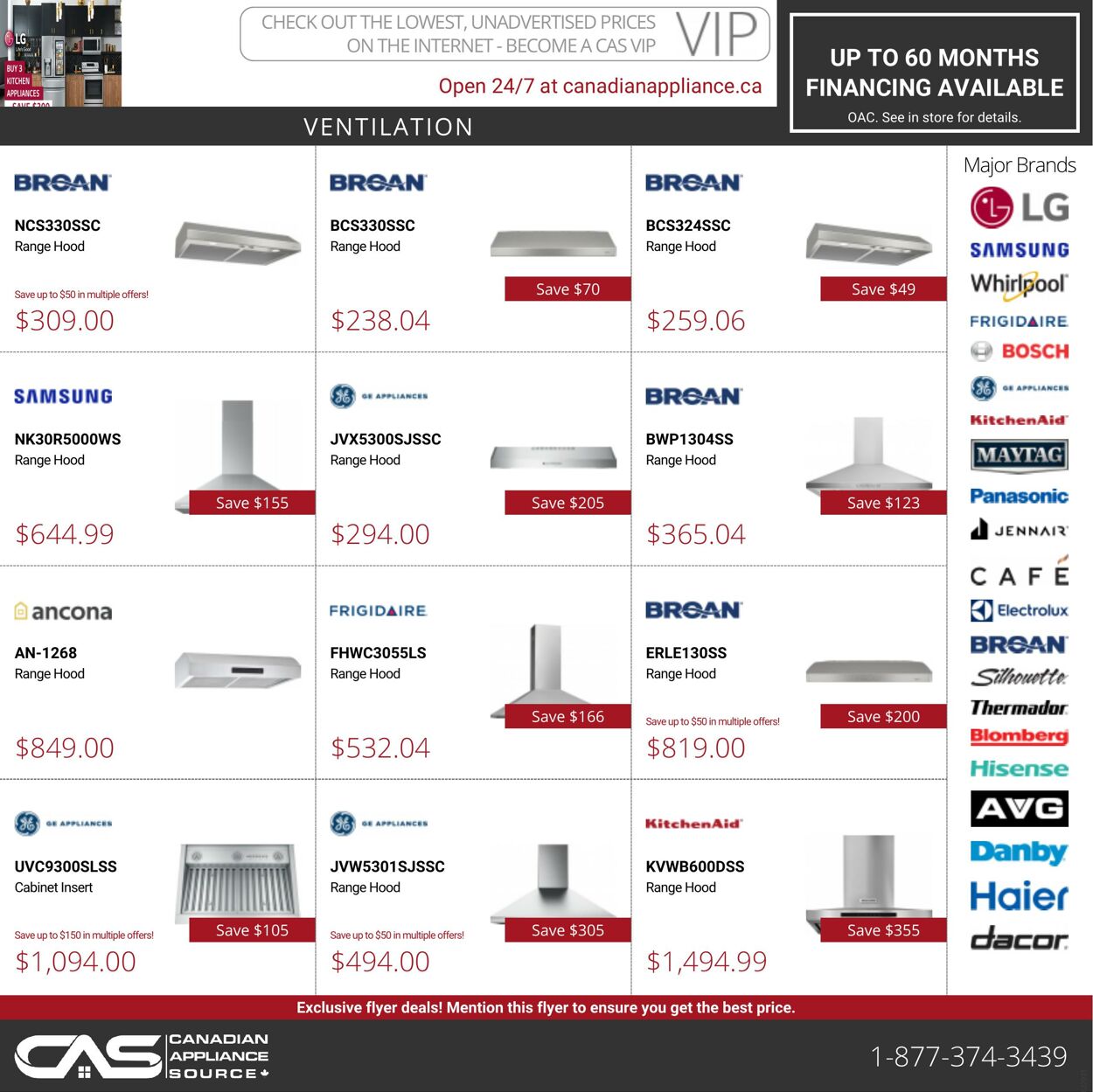 Flyer Canadian Appliance Source 20.01.2022 - 26.01.2022