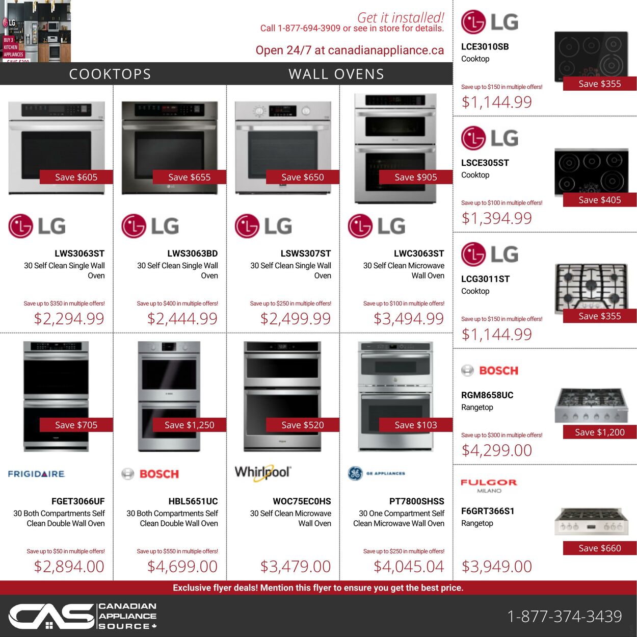 Flyer Canadian Appliance Source 02.12.2021 - 08.12.2021