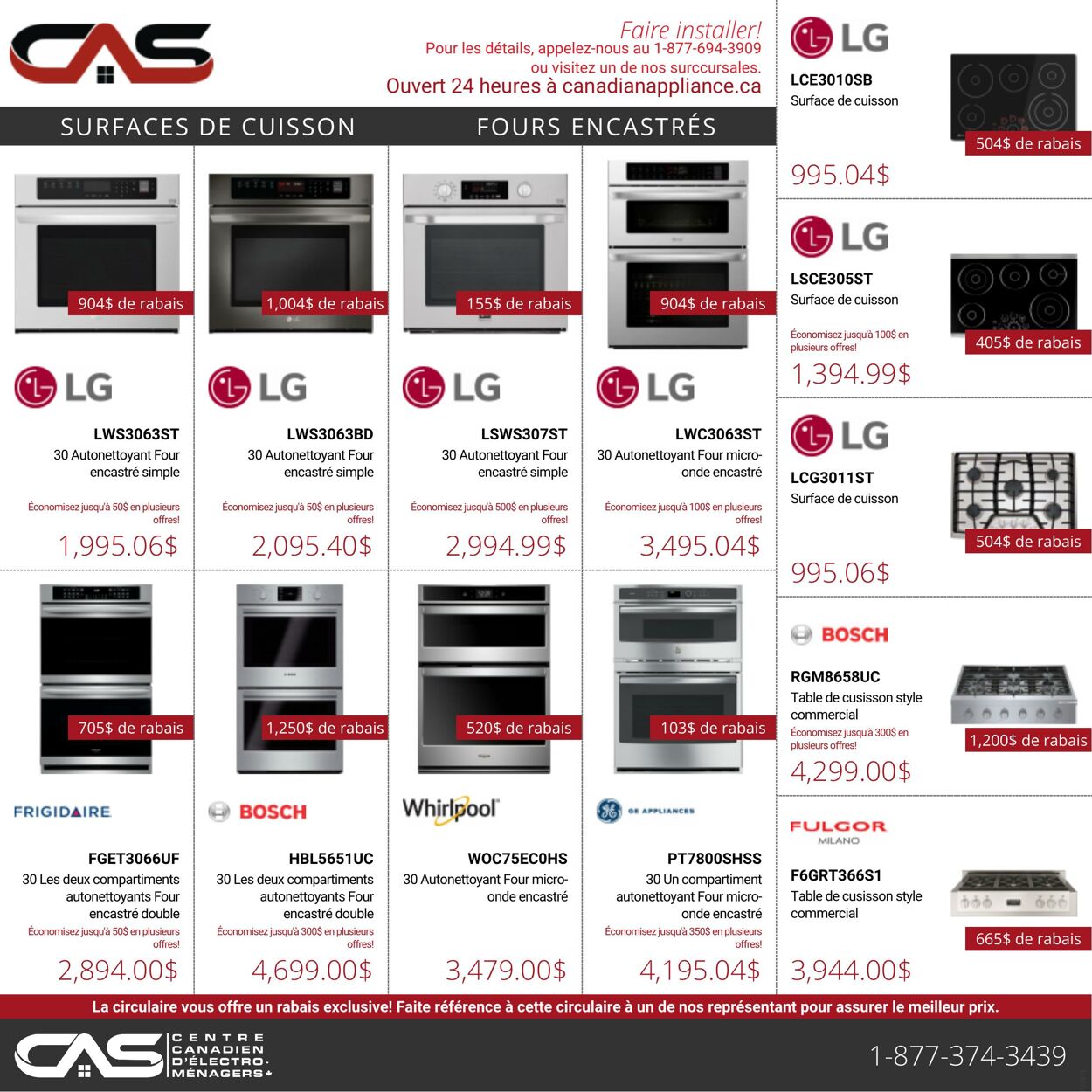 Flyer Canadian Appliance Source 06.01.2022 - 12.01.2022