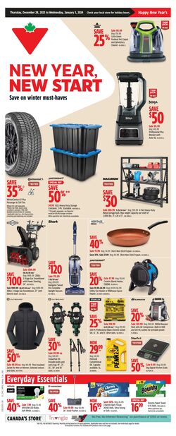 Flyer Canadian Tire 30.11.2023 - 24.12.2023