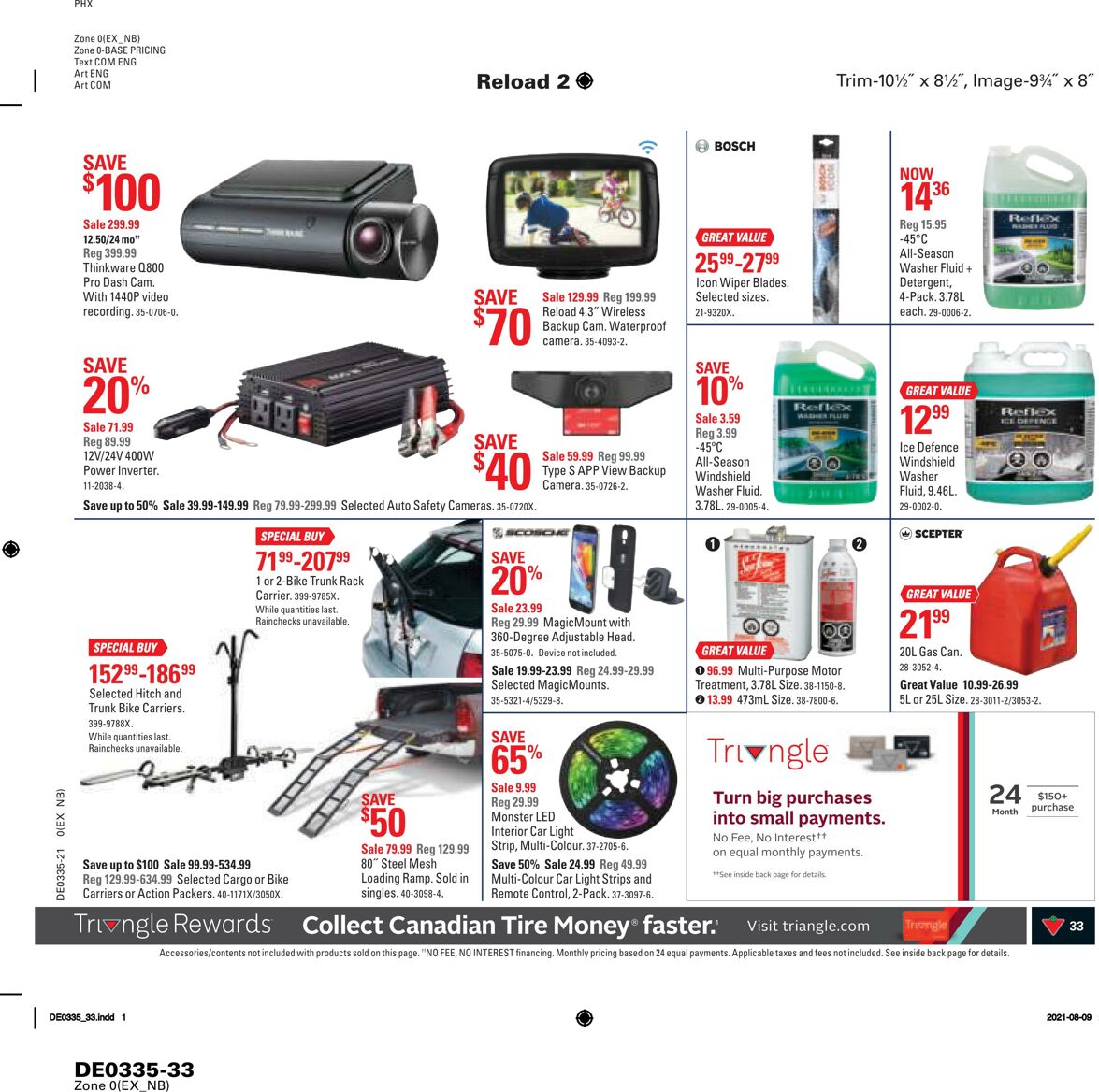 Flyer Canadian Tire 26.08.2021 - 01.09.2021