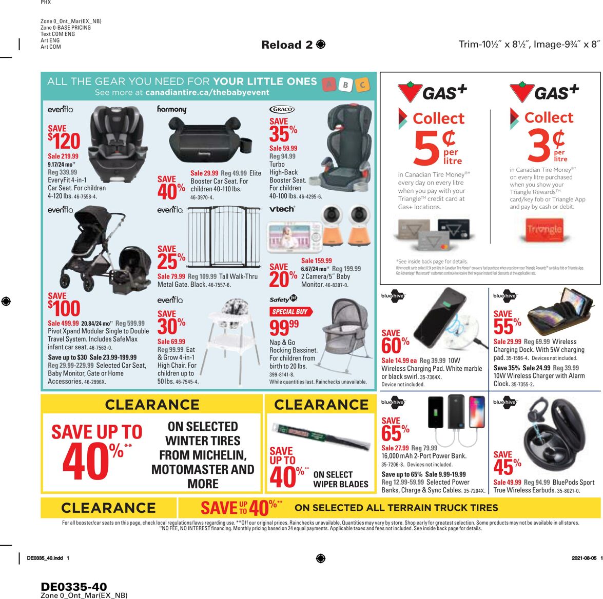 Flyer Canadian Tire 26.08.2021 - 01.09.2021