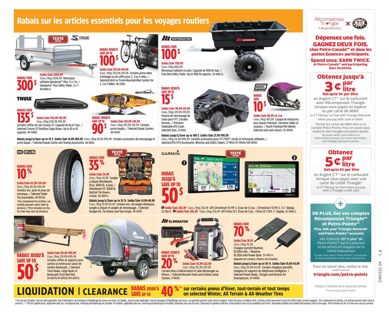 Flyer Canadian Tire 01.08.2024 - 07.08.2024