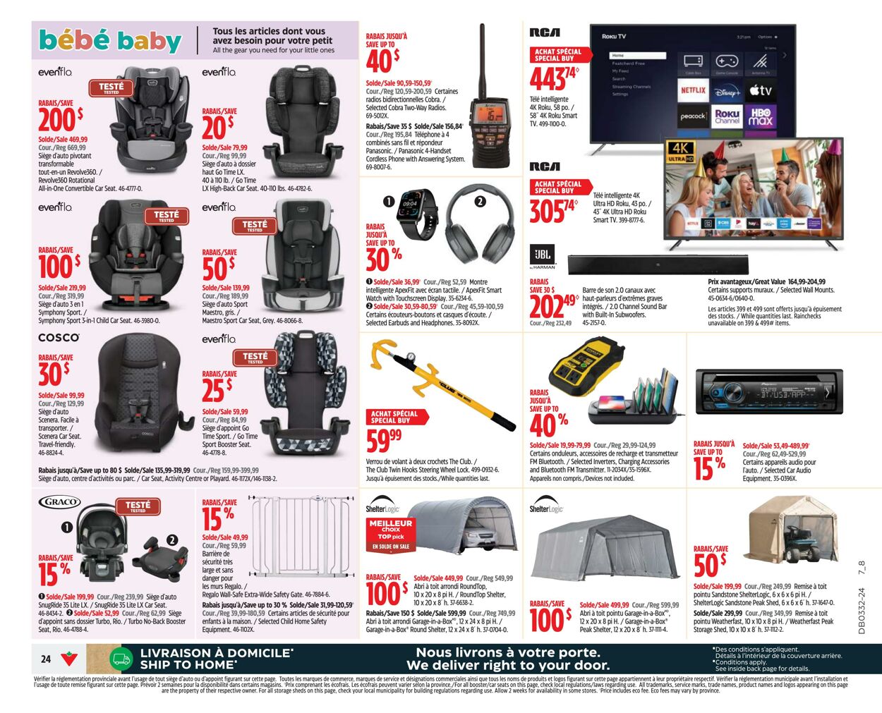 Flyer Canadian Tire 01.08.2024 - 07.08.2024