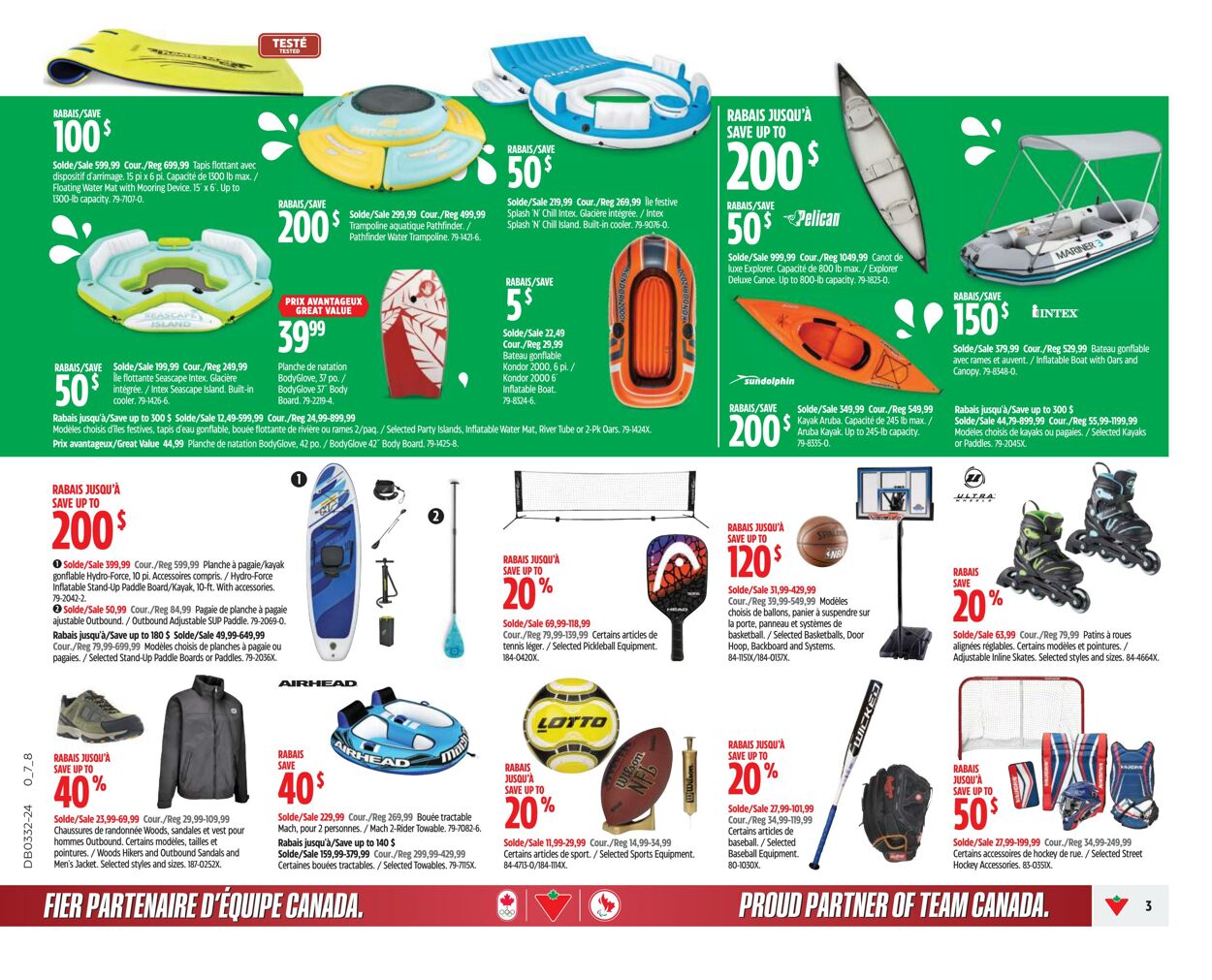 Flyer Canadian Tire 01.08.2024 - 07.08.2024