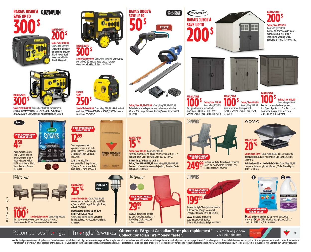 Flyer Canadian Tire 01.08.2024 - 07.08.2024