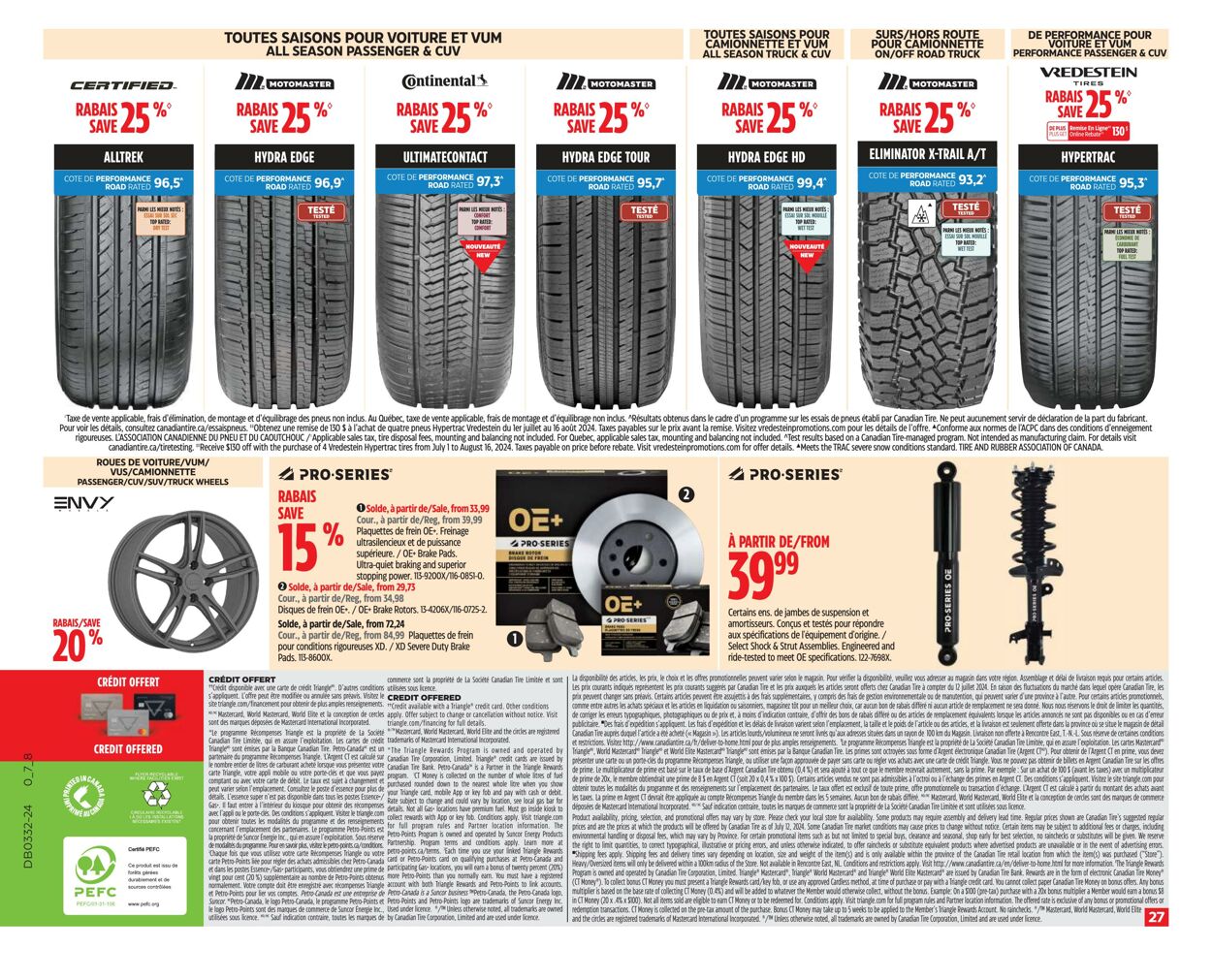 Flyer Canadian Tire 01.08.2024 - 07.08.2024