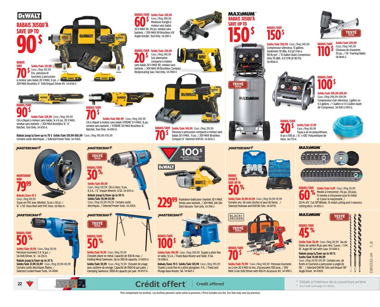 Flyer Canadian Tire 01.08.2024 - 07.08.2024