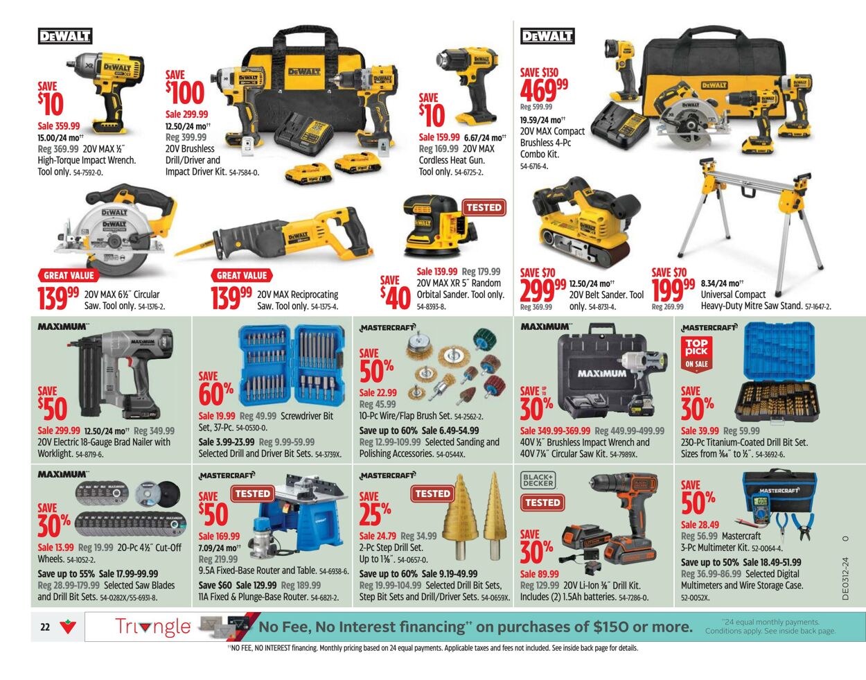 Flyer Canadian Tire 14.03.2024 - 20.03.2024