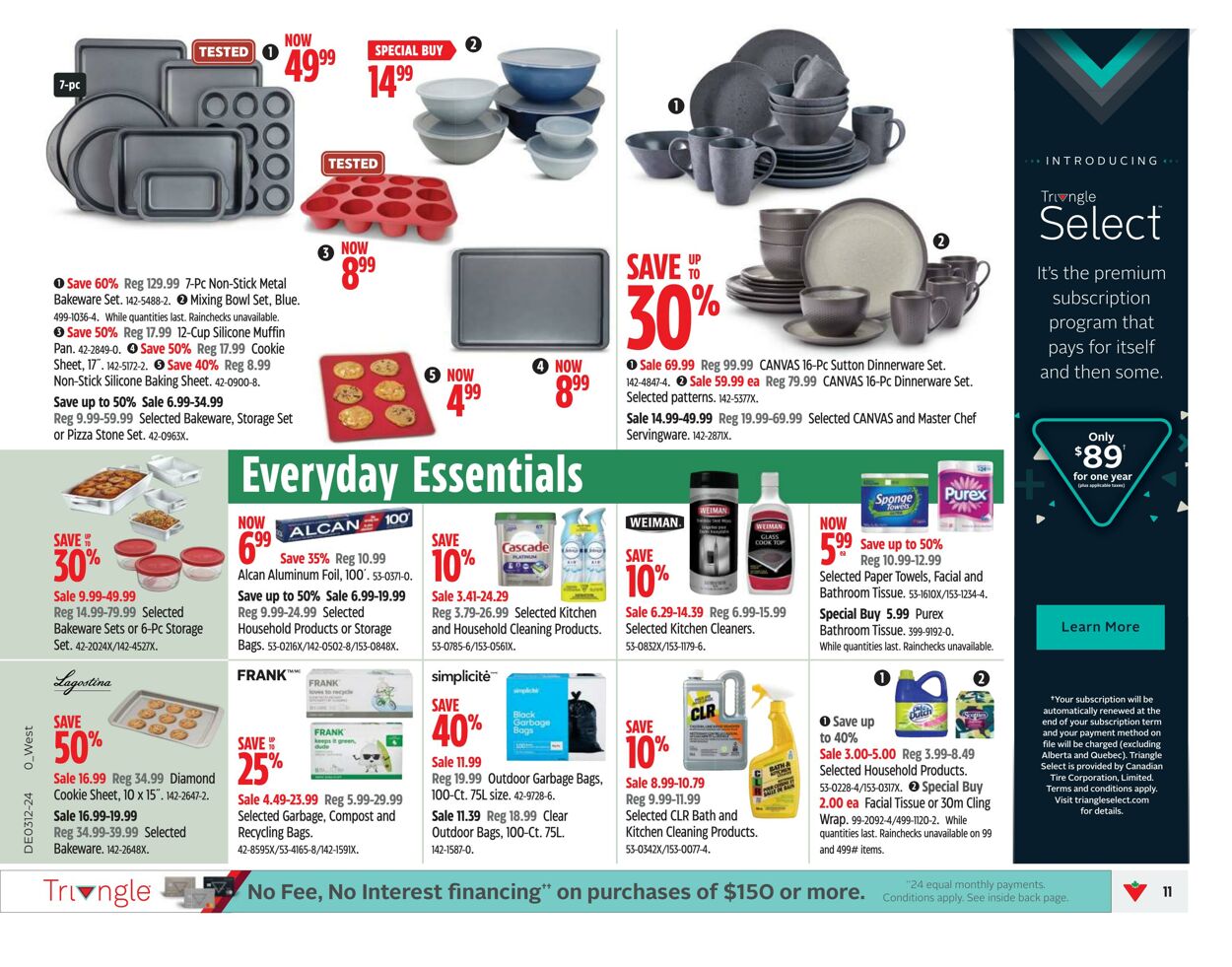 Flyer Canadian Tire 14.03.2024 - 20.03.2024