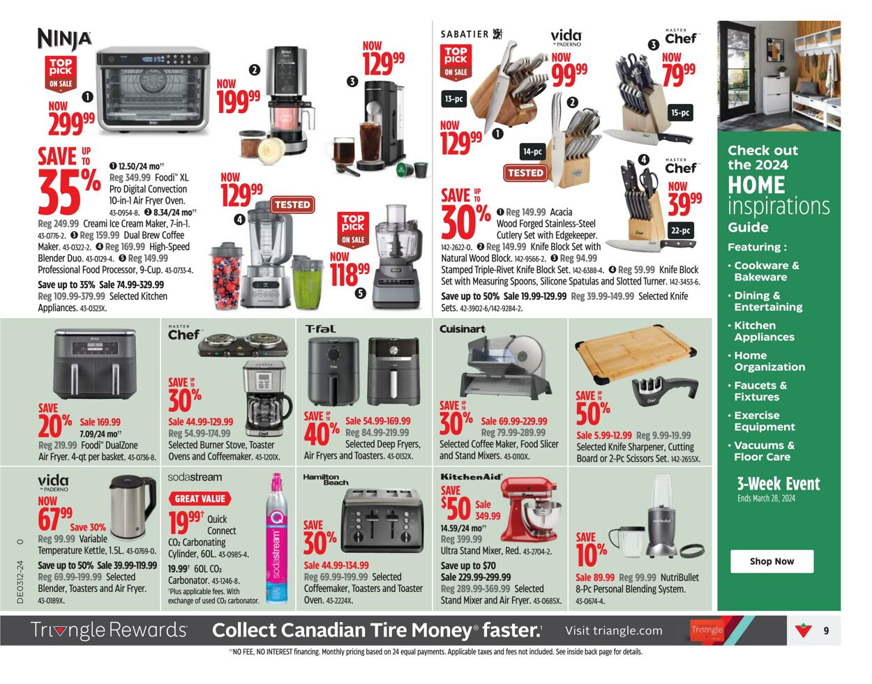 Flyer Canadian Tire 14.03.2024 - 20.03.2024