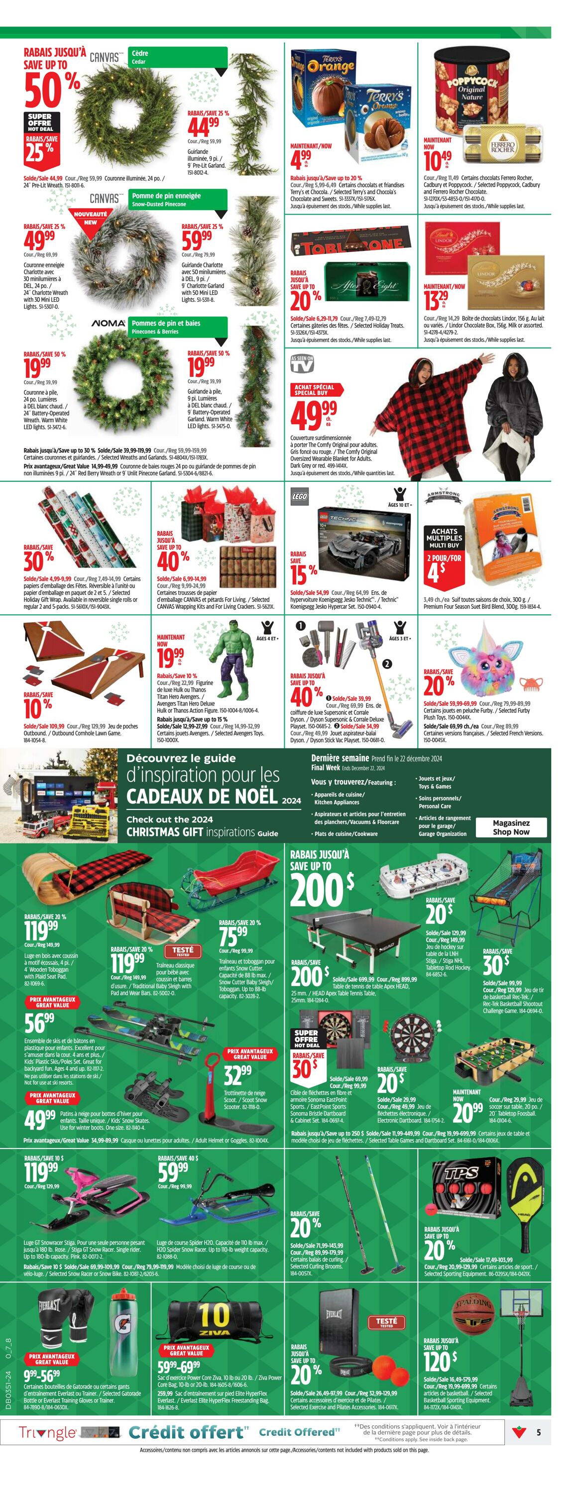 Flyer Canadian Tire 12.12.2024 - 22.12.2024