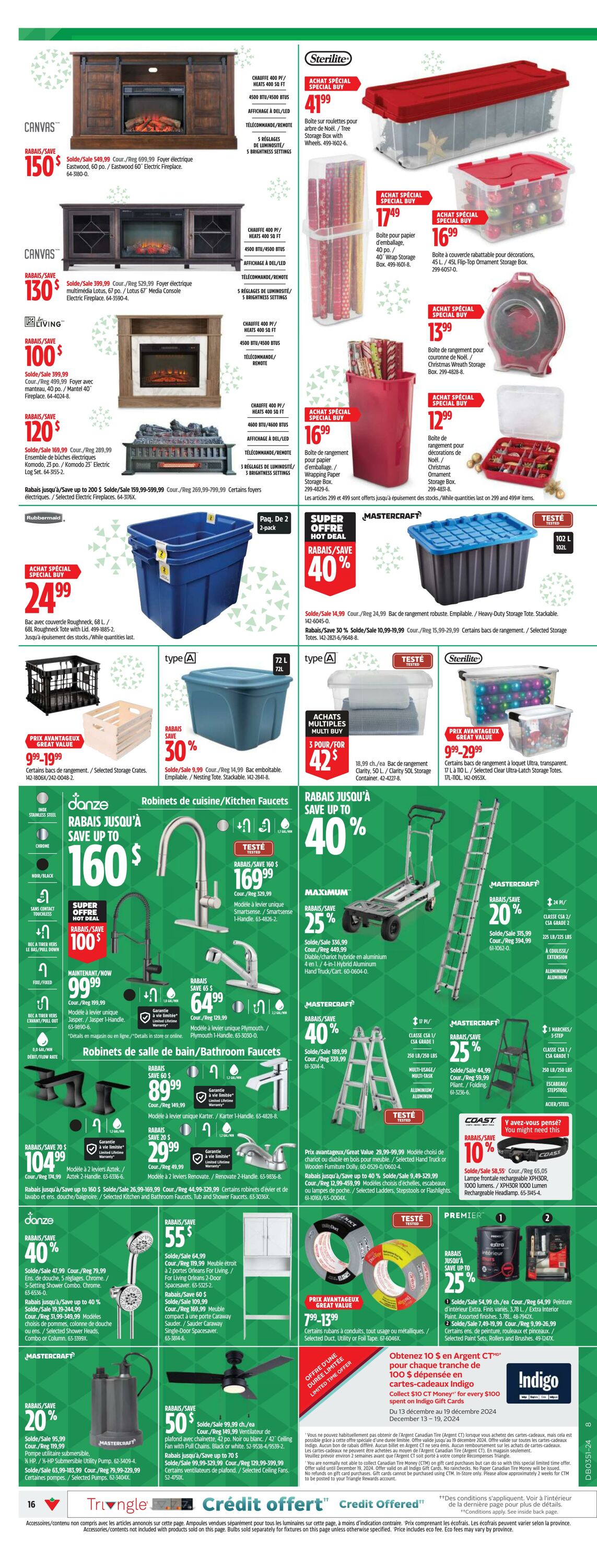 Flyer Canadian Tire 12.12.2024 - 22.12.2024