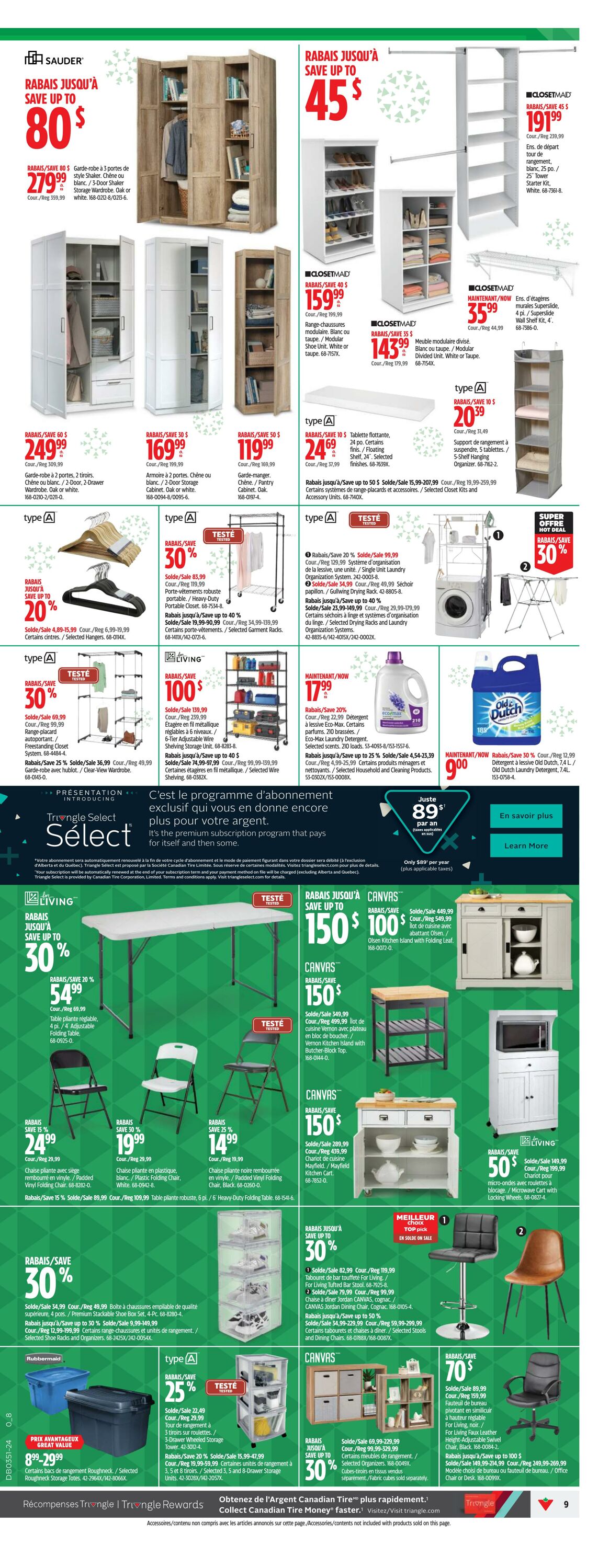 Flyer Canadian Tire 12.12.2024 - 22.12.2024