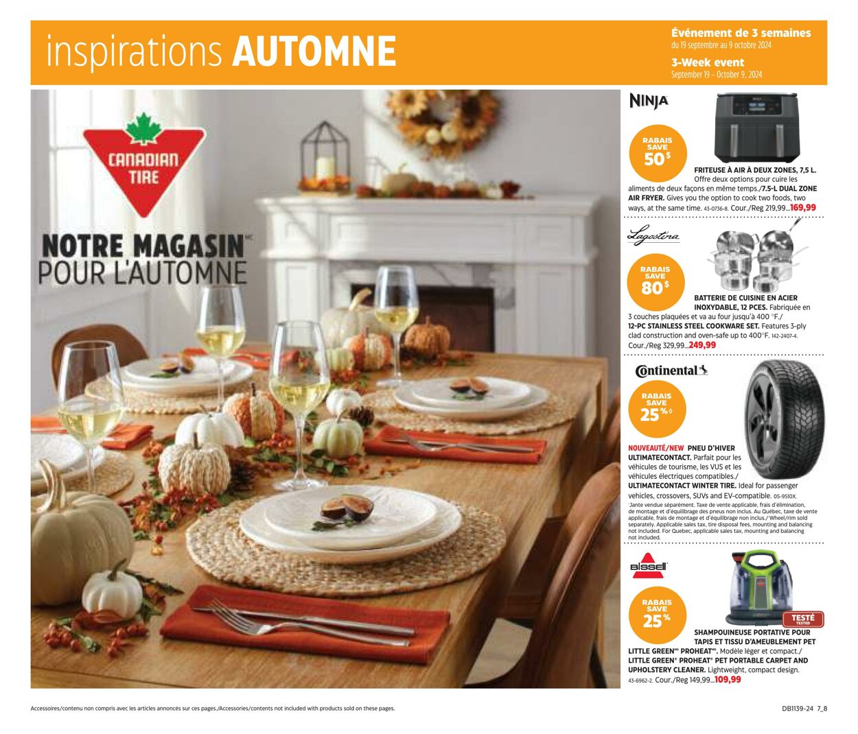 Flyer Canadian Tire 20.09.2024 - 10.10.2024