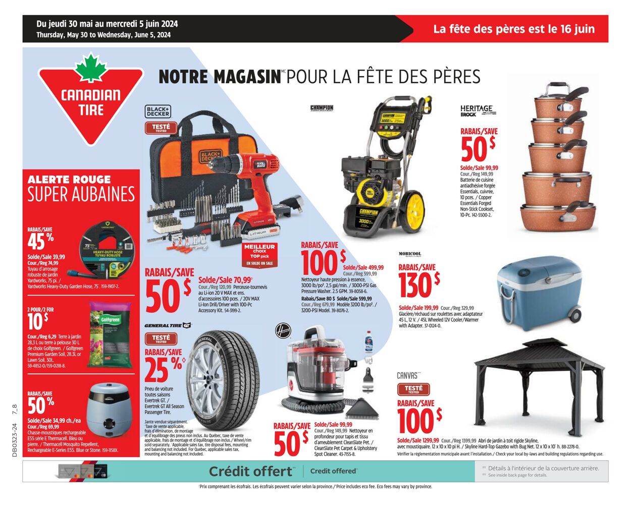 Flyer Canadian Tire - Canadian Tire 31 May 2024 - 6 Jun 2024