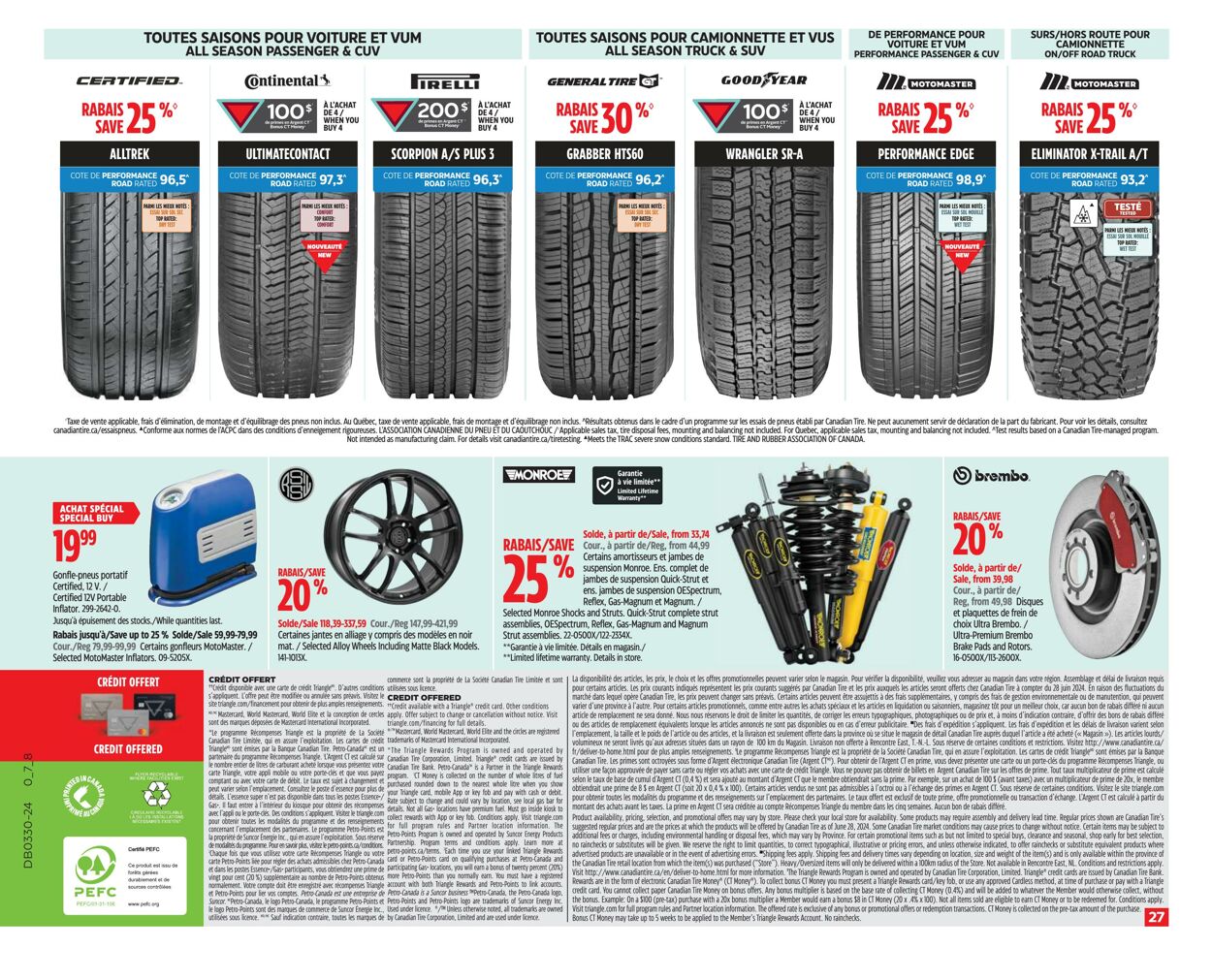 Flyer Canadian Tire 18.07.2024 - 24.07.2024