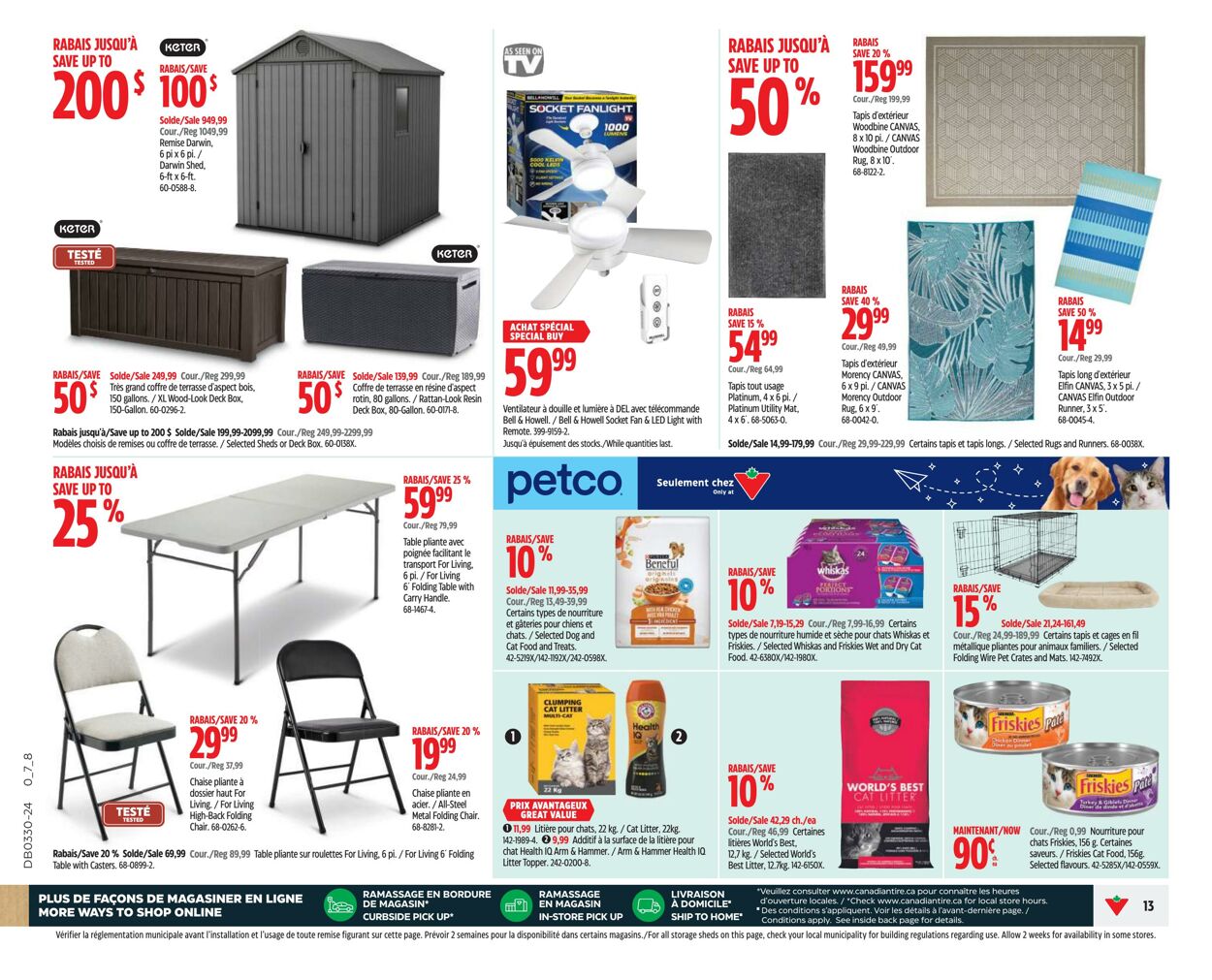 Flyer Canadian Tire 18.07.2024 - 24.07.2024