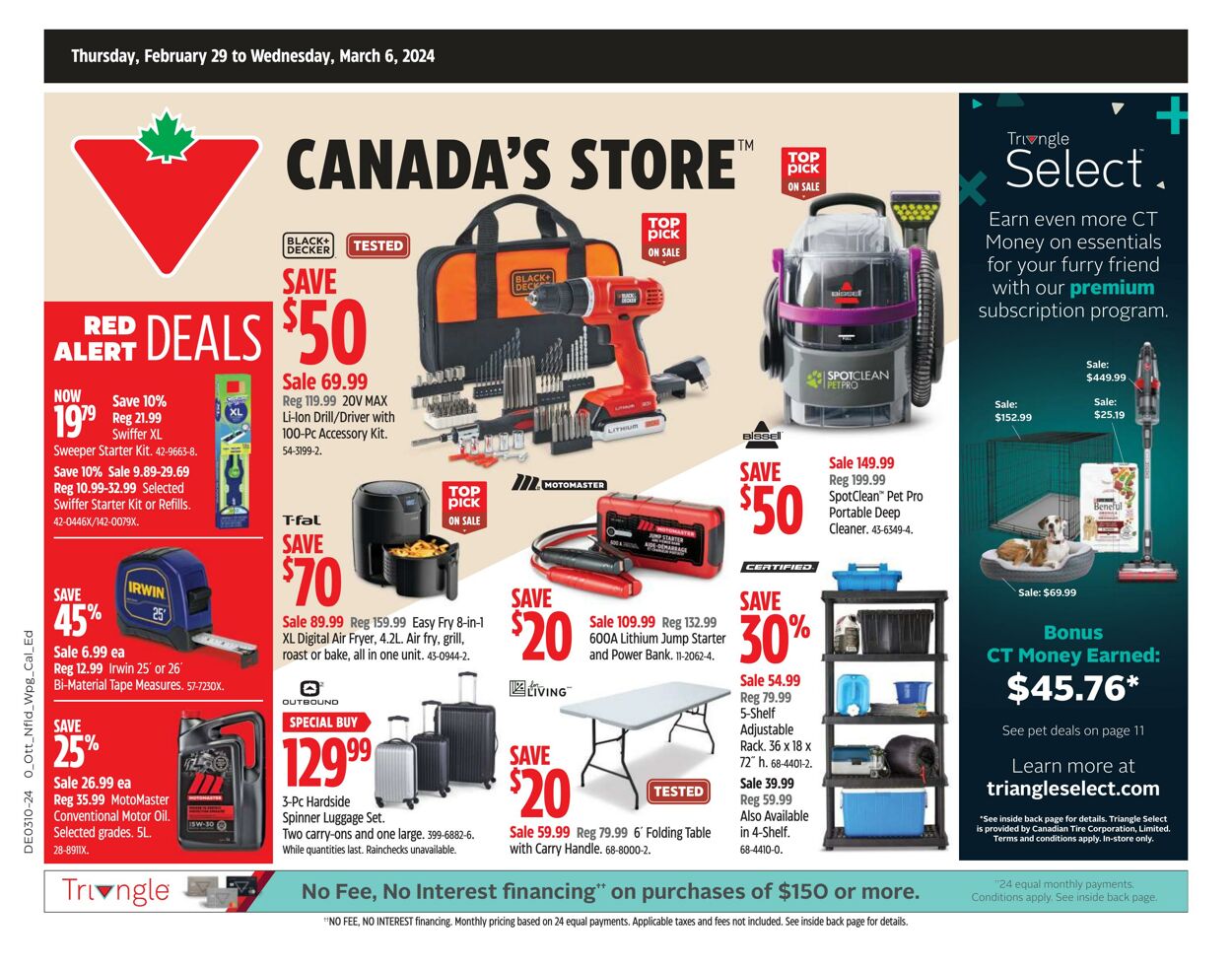 Flyer Canadian Tire 29.02.2024 - 06.03.2024