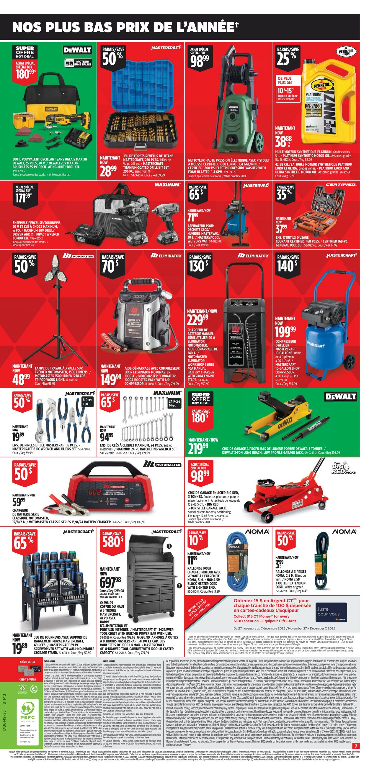 Flyer Canadian Tire 27.11.2025 - 07.12.2025