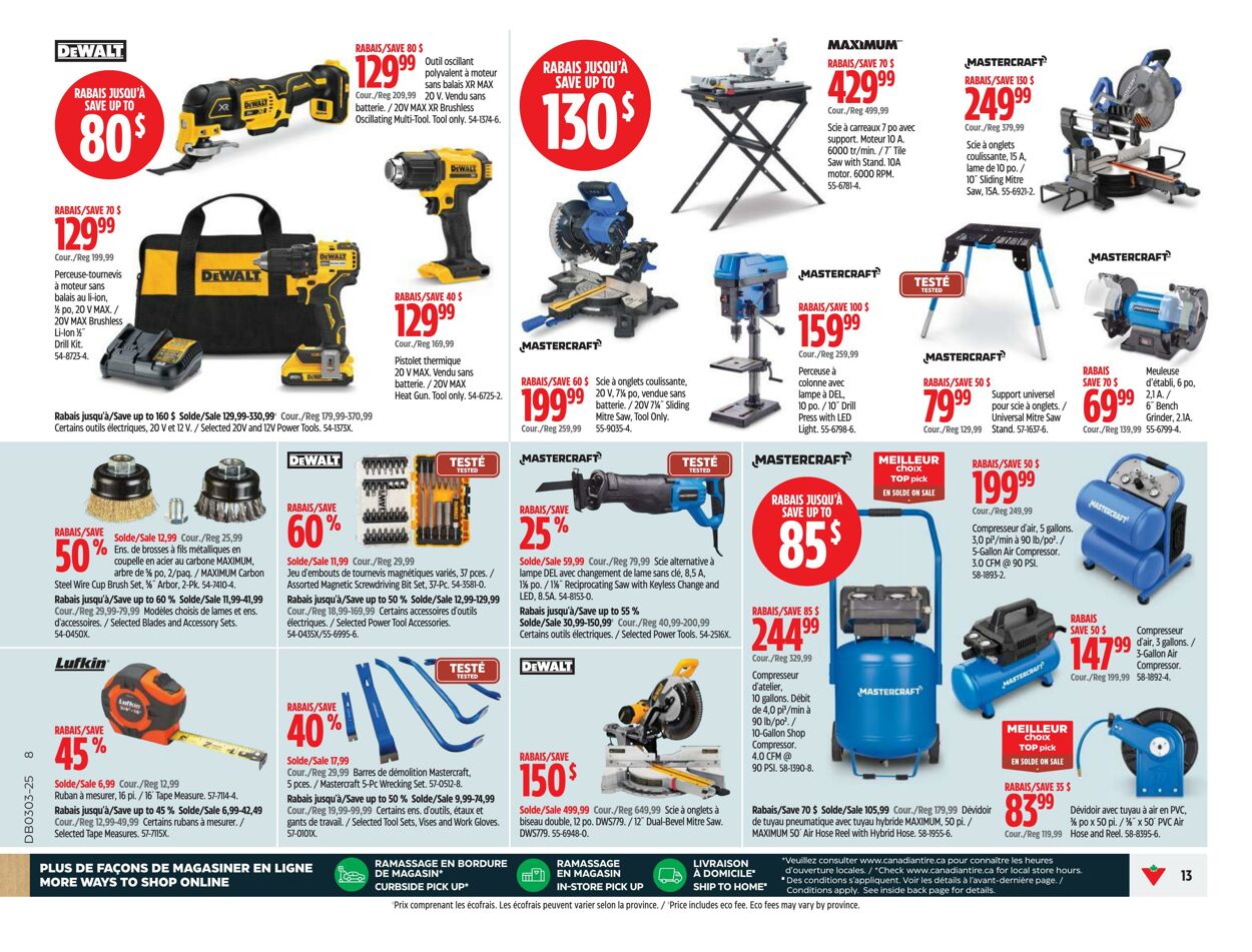 Flyer Canadian Tire 09.01.2025 - 15.01.2025