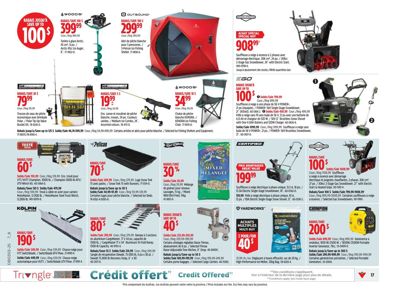 Flyer Canadian Tire 09.01.2025 - 15.01.2025