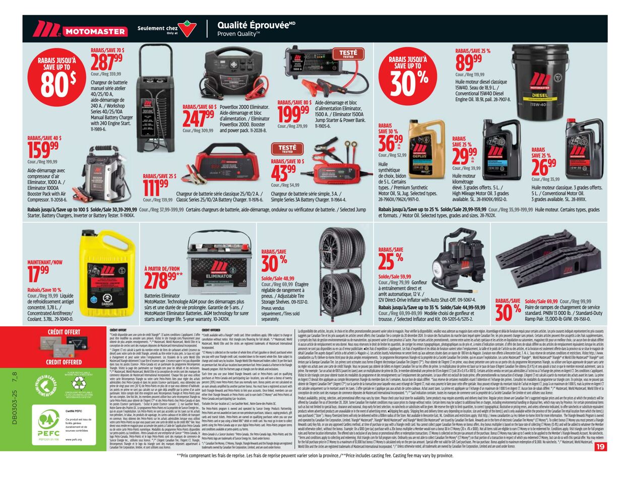 Flyer Canadian Tire 09.01.2025 - 15.01.2025