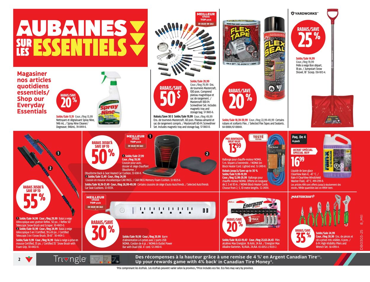 Flyer Canadian Tire 09.01.2025 - 15.01.2025