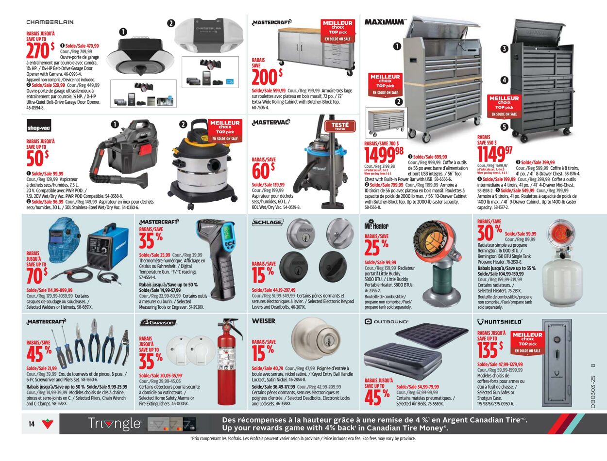 Flyer Canadian Tire 09.01.2025 - 15.01.2025