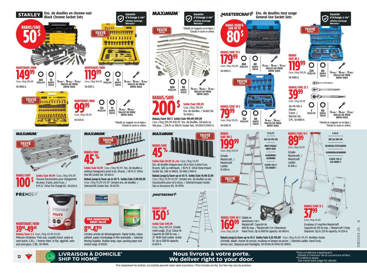 Flyer Canadian Tire 09.01.2025 - 15.01.2025