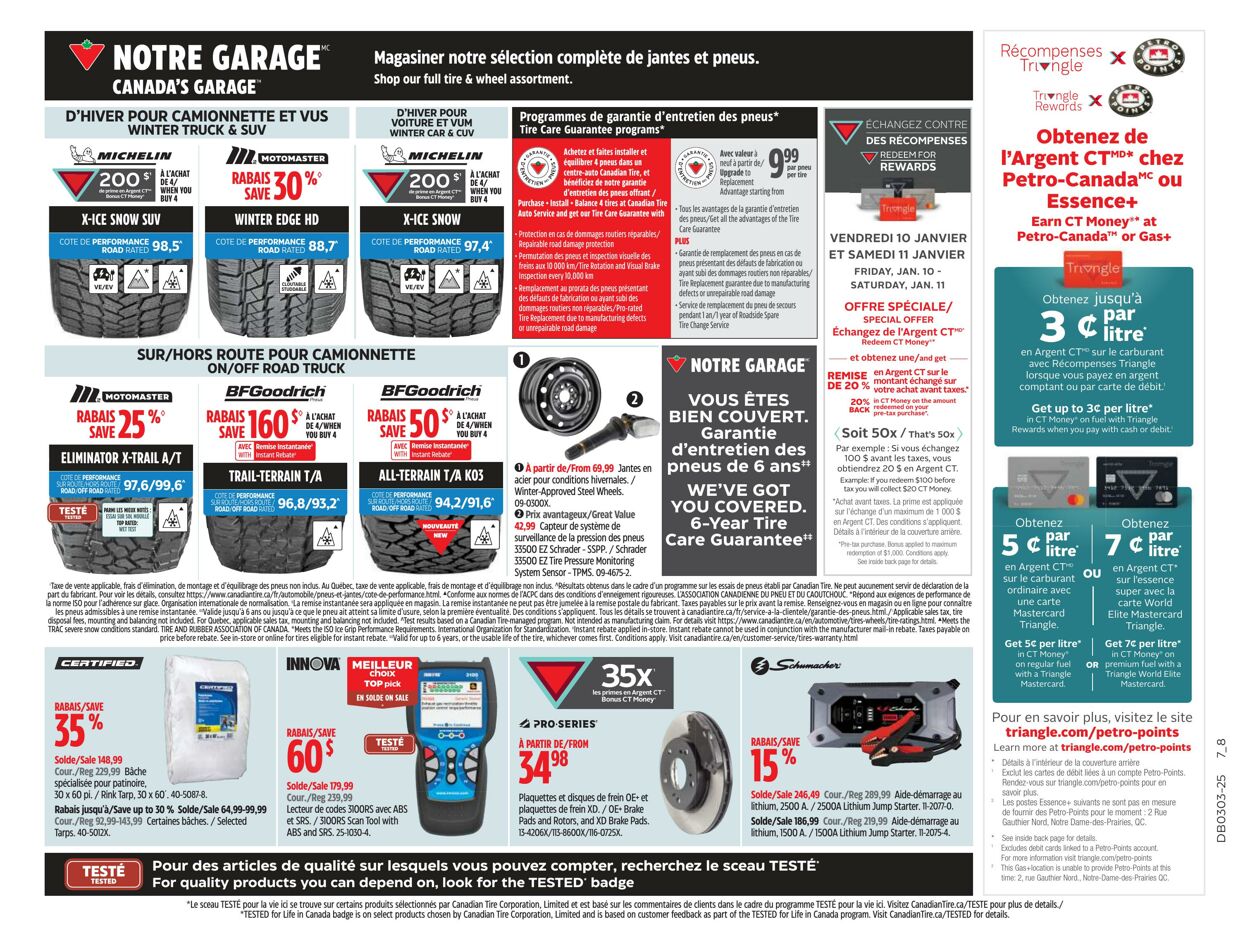 Flyer Canadian Tire 09.01.2025 - 15.01.2025