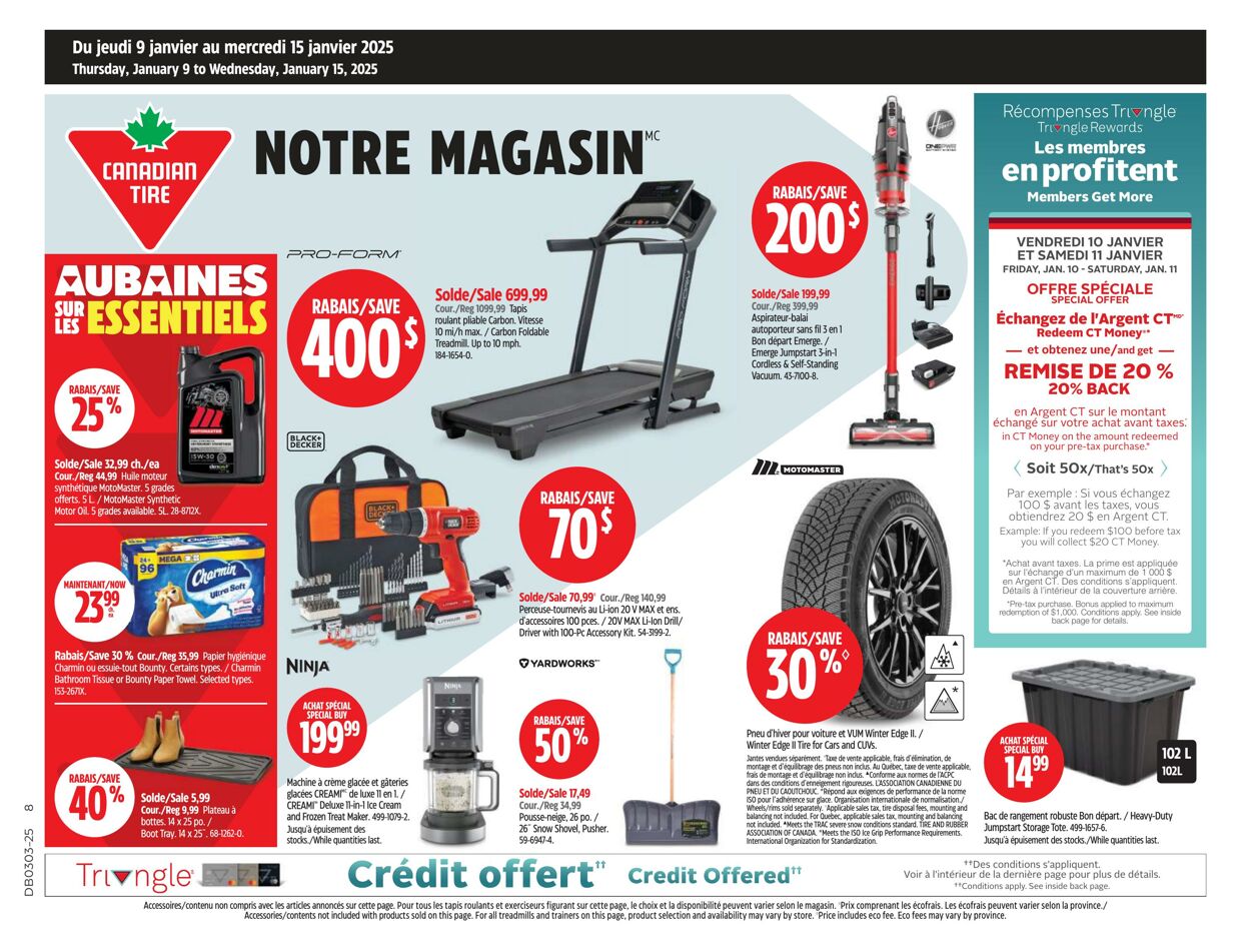 Flyer Canadian Tire - Canadian Tire 9 Jan 2025 - 15 Jan 2025