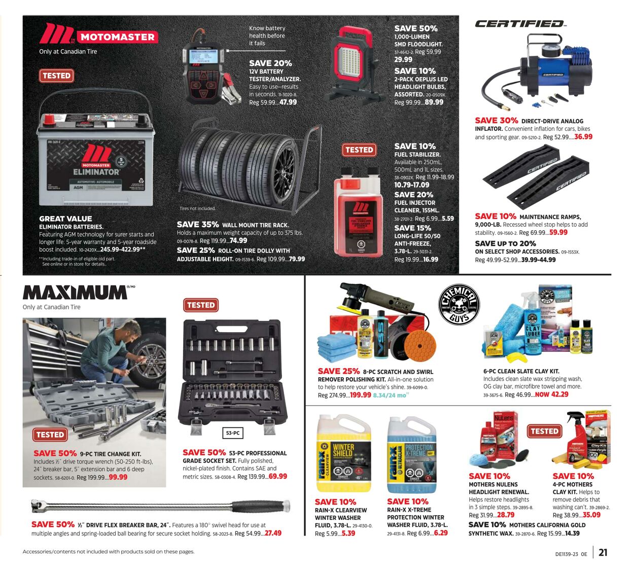 Flyer Canadian Tire 21.09.2023 - 11.10.2023