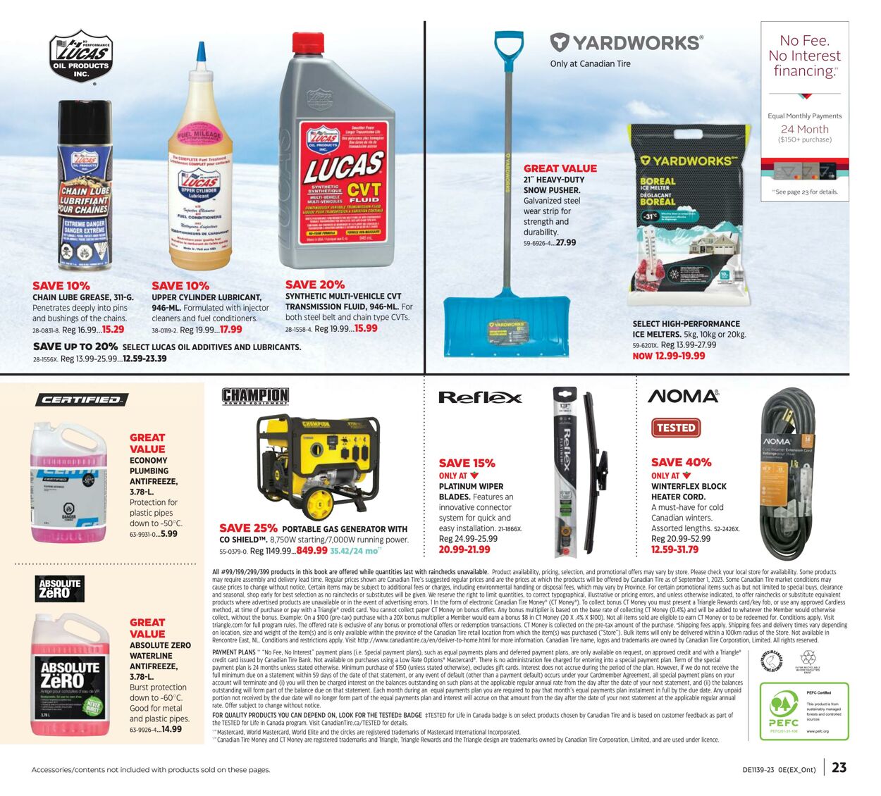 Flyer Canadian Tire 21.09.2023 - 11.10.2023