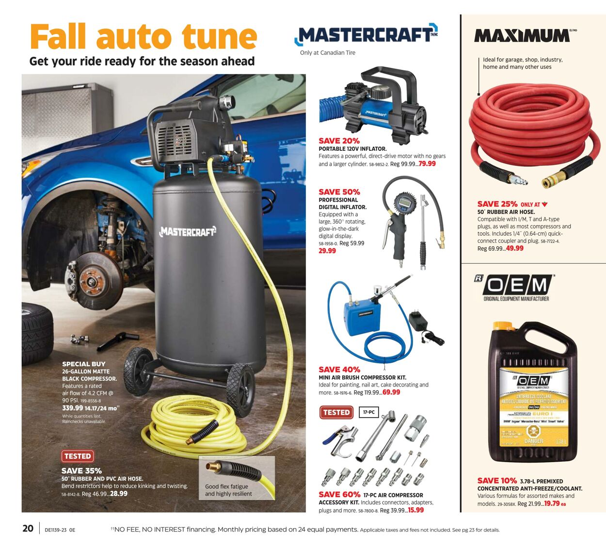 Flyer Canadian Tire 21.09.2023 - 11.10.2023