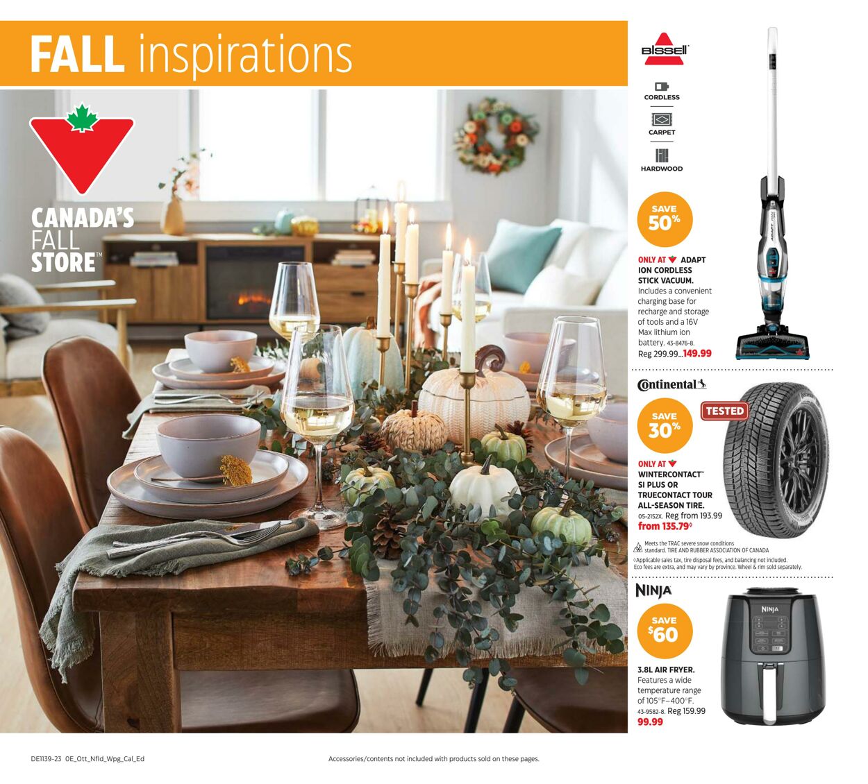 Flyer Canadian Tire - Canadian Tire 21 Sep 2023 - 11 Oct 2023