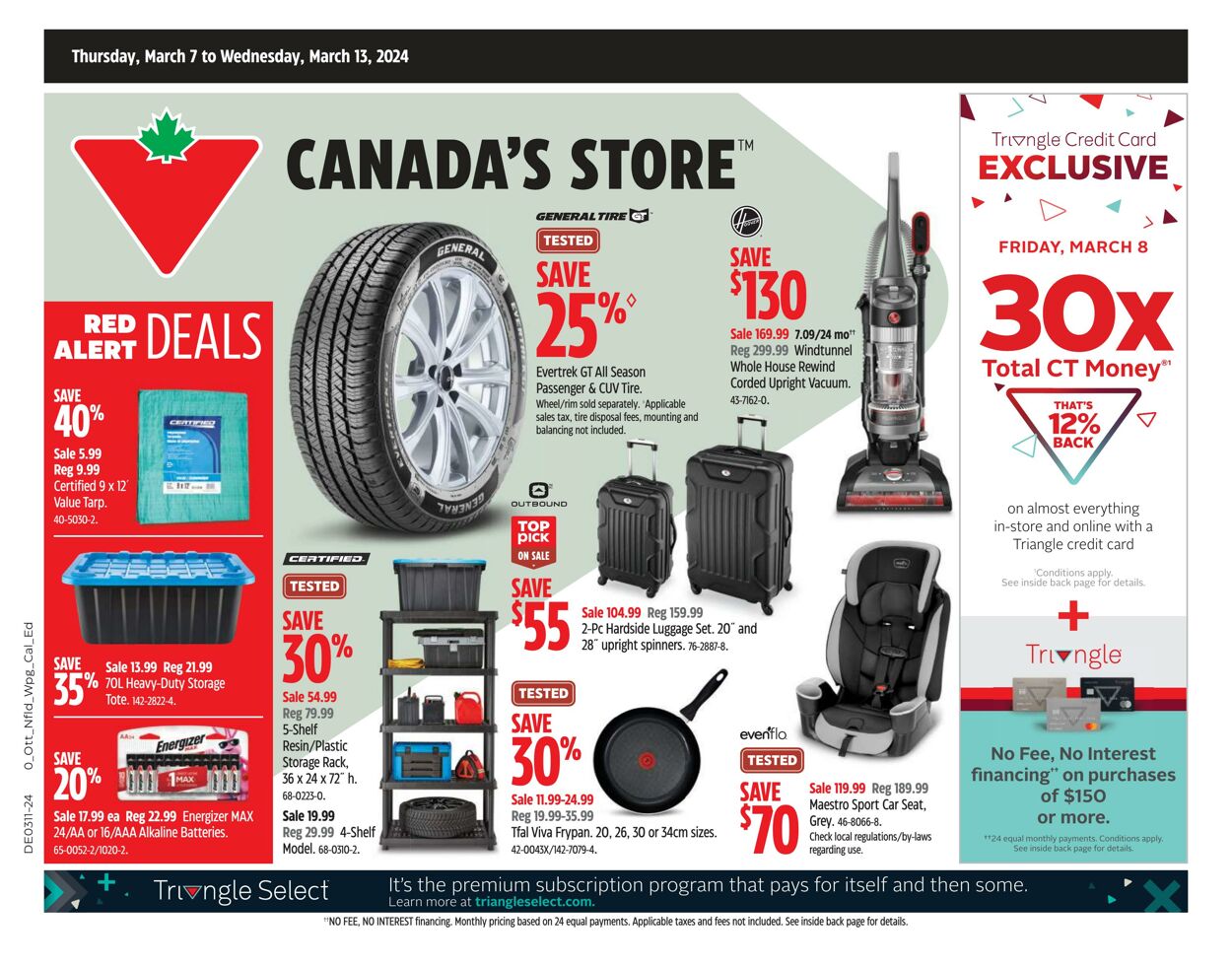 Flyer Canadian Tire 07.03.2024 - 13.03.2024
