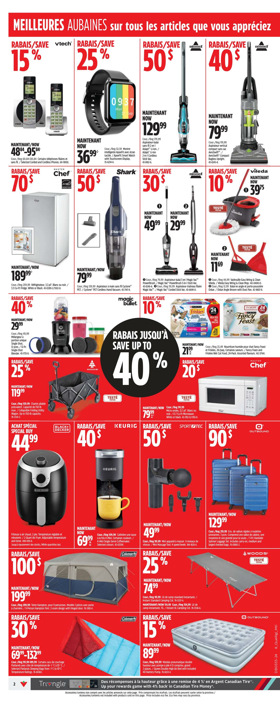 Flyer Canadian Tire 08.08.2024 - 15.08.2024