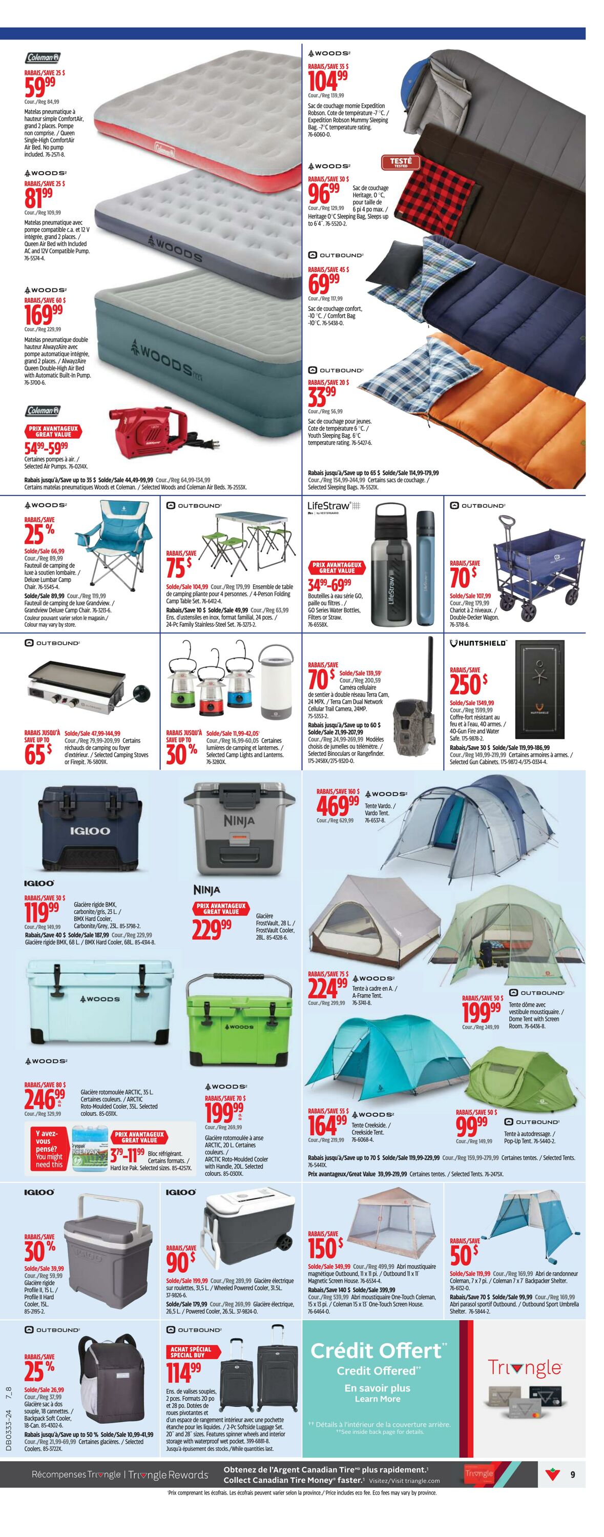 Flyer Canadian Tire 08.08.2024 - 15.08.2024