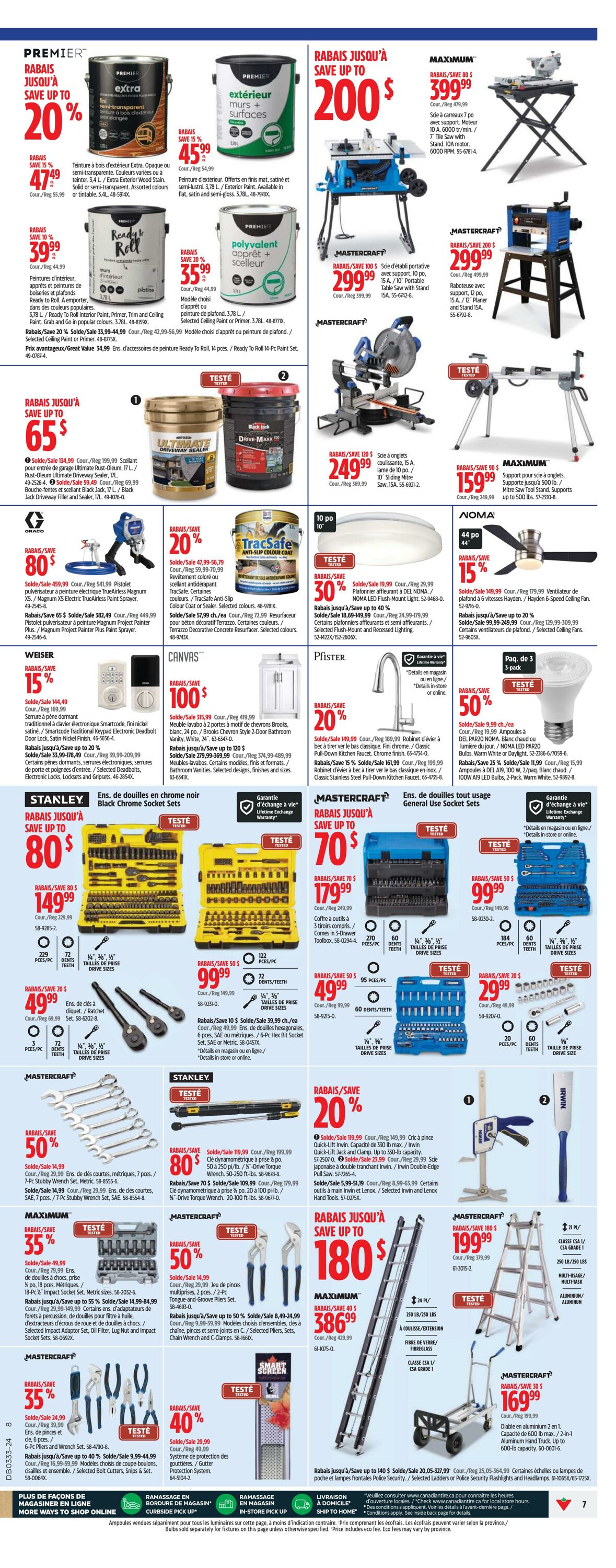 Flyer Canadian Tire 08.08.2024 - 15.08.2024