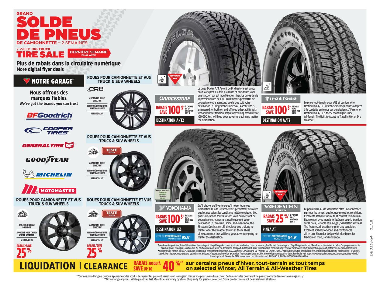 Flyer Canadian Tire 19.09.2024 - 26.09.2024