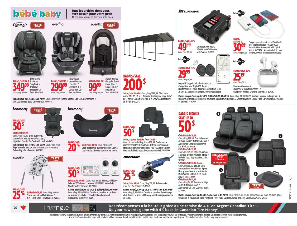 Flyer Canadian Tire 19.09.2024 - 26.09.2024