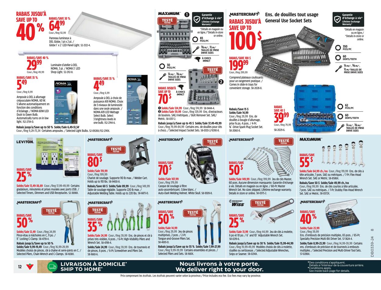 Flyer Canadian Tire 19.09.2024 - 26.09.2024