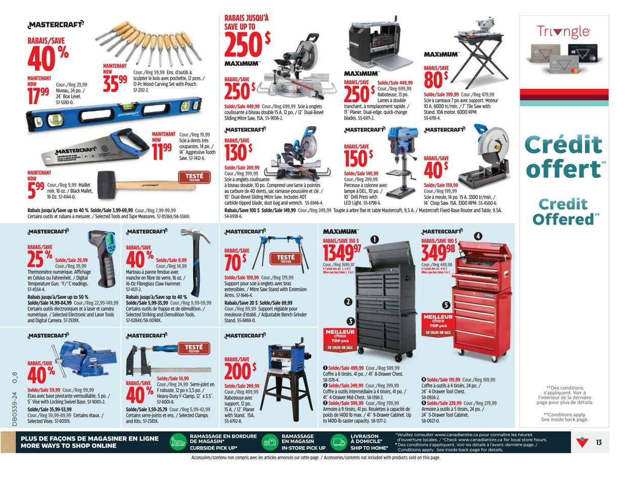 Flyer Canadian Tire 19.09.2024 - 26.09.2024