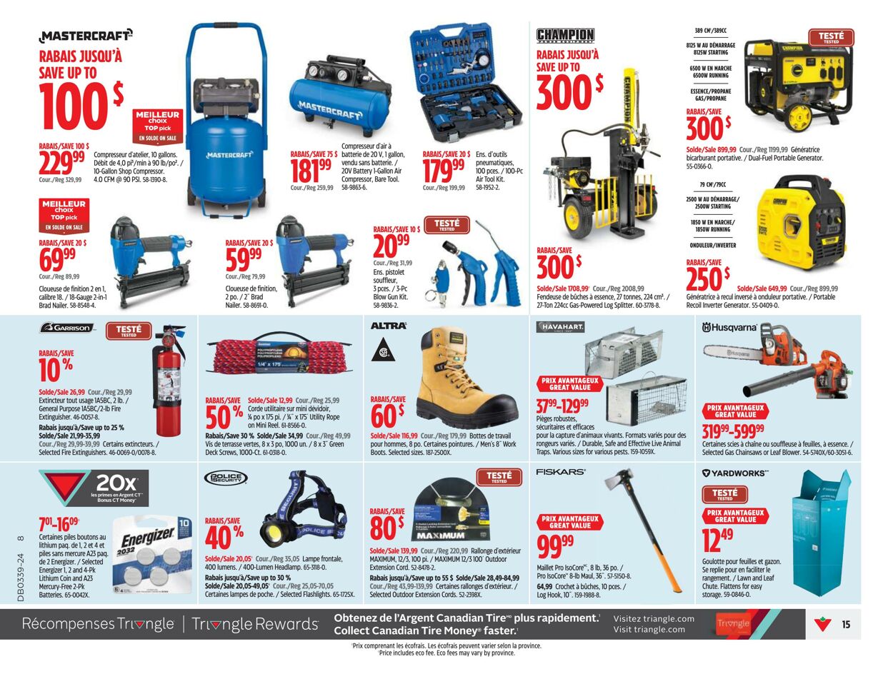 Flyer Canadian Tire 19.09.2024 - 26.09.2024